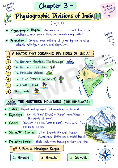 EVS Study Material JNV Class 6 – English Medium