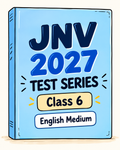 JNV Class 6 Entrance Exam 2027 Test Series - English Medium